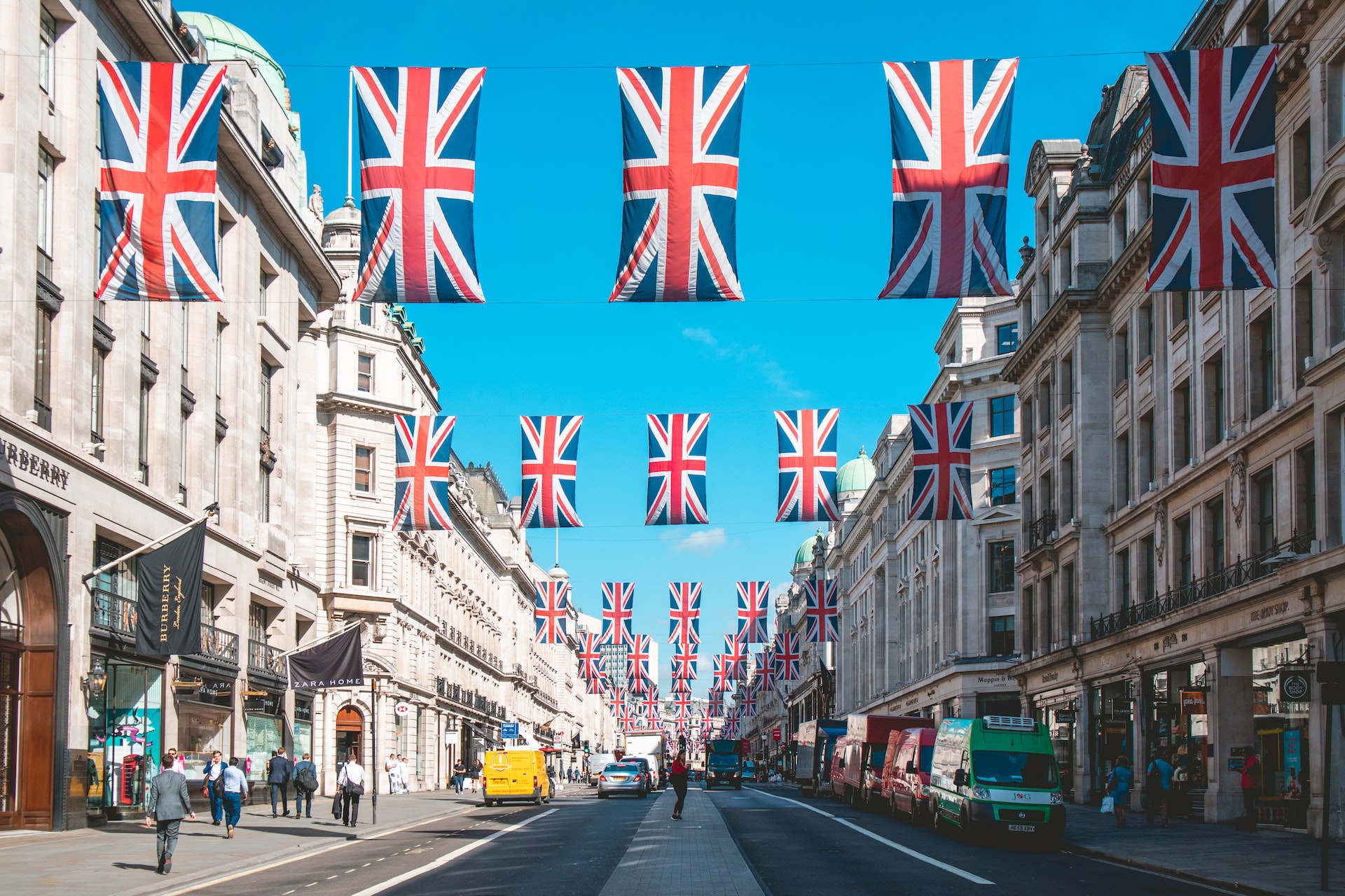 An image of a street in the UK -  Countries Offering Job Seeker Visas