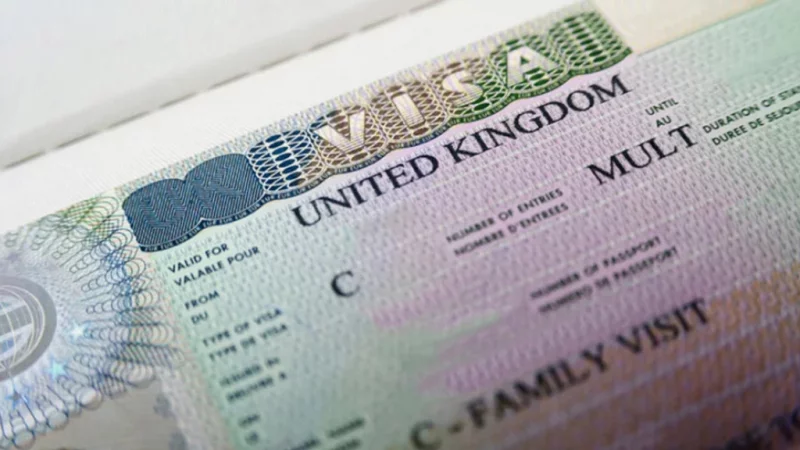 A picture of UK's Physical visa document - UK to Phase Out Physical Immigration Papers by 2025
